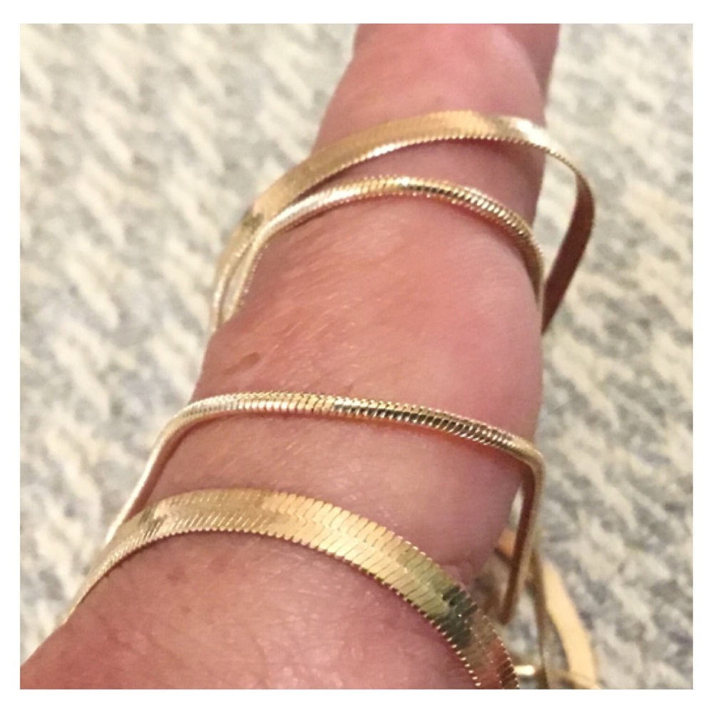 High Quality Dual Gold Chain Necklace - Picture 5 of 6